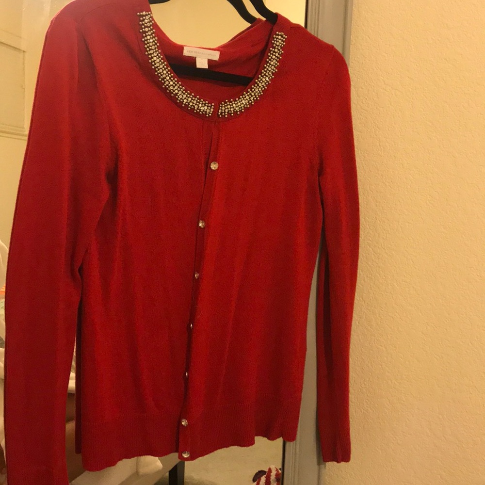 New York & Company Red Sweater